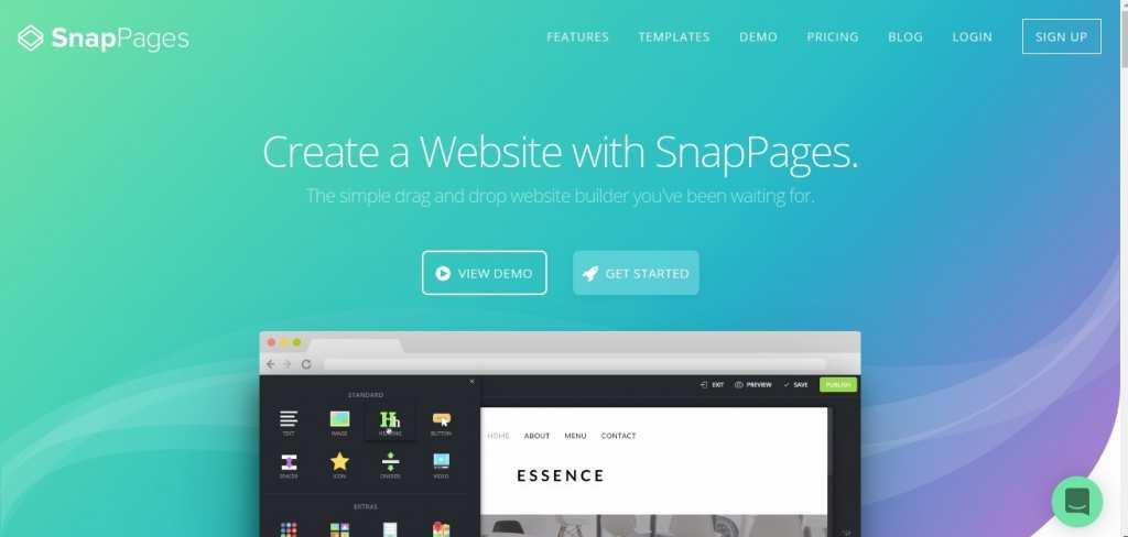 Конструктор сайтов SnapPages